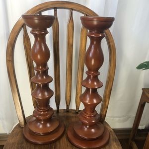 Anvanda by IKEA 45cm Wood Candle Holders
